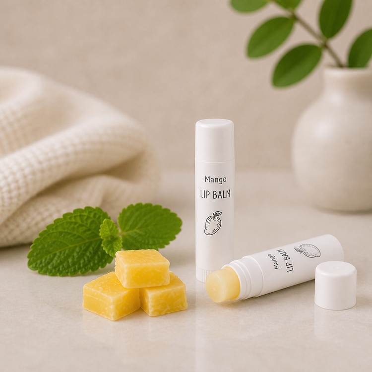 Handmade lip balm by Outback Body Products