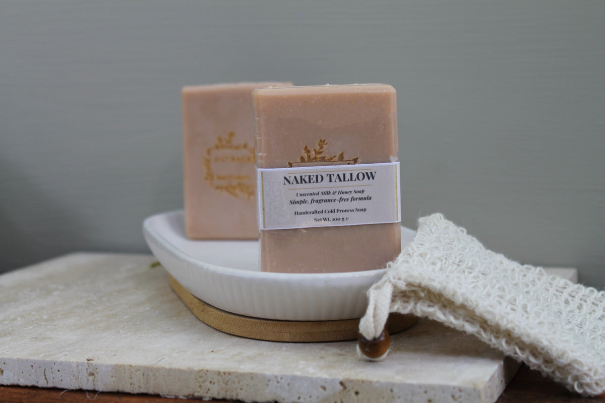 Naket Tallow unscented- made with Milk/Colloidal oat