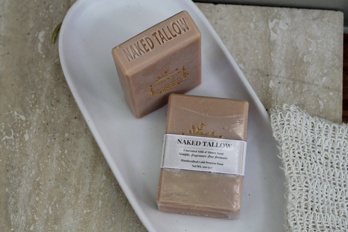Naket Tallow unscented- made with Milk/Colloidal oat