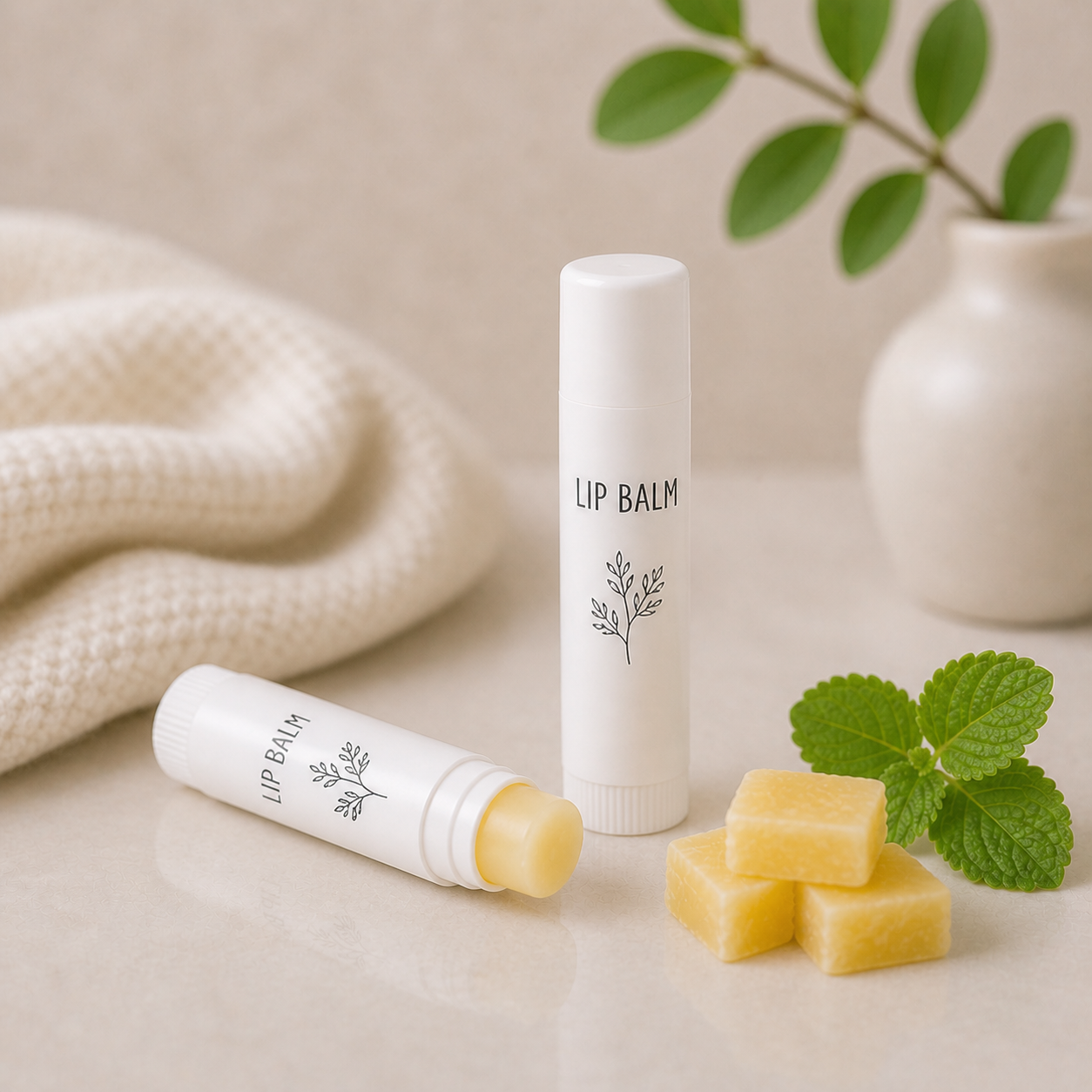 Handmade lip balm by Outback Body Products