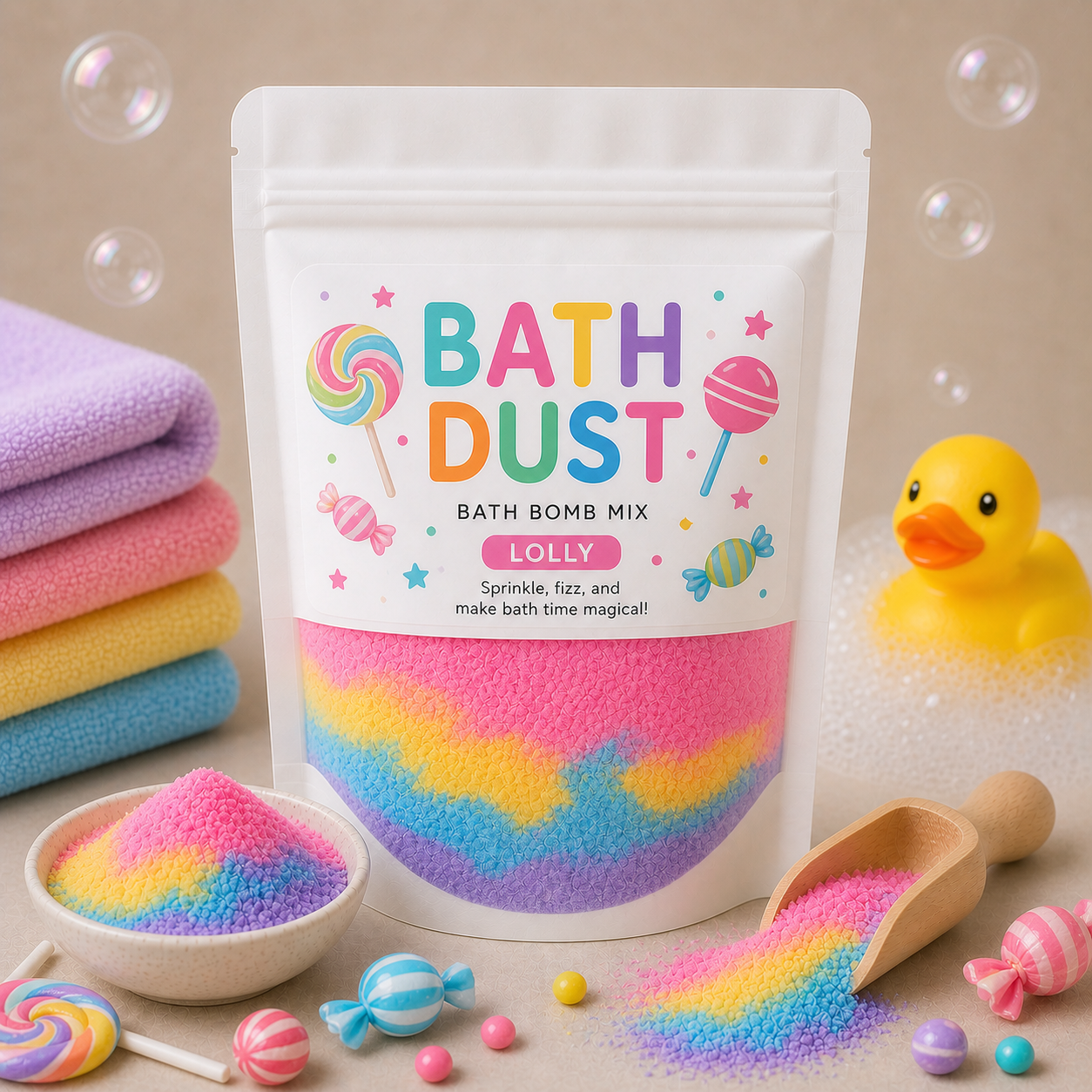 Bath Dust bath bomb mix by outback body products