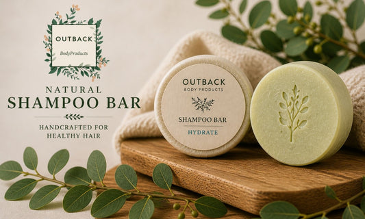 Solid shampoo bars handcrafted in Queensland by Outback Body Products